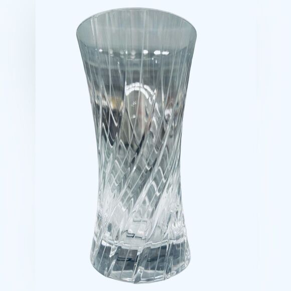 Mikasa Concerto Barware Highball Water Tall 5 3/4” Swirl Crystal Glass - Picture 5 of 13
